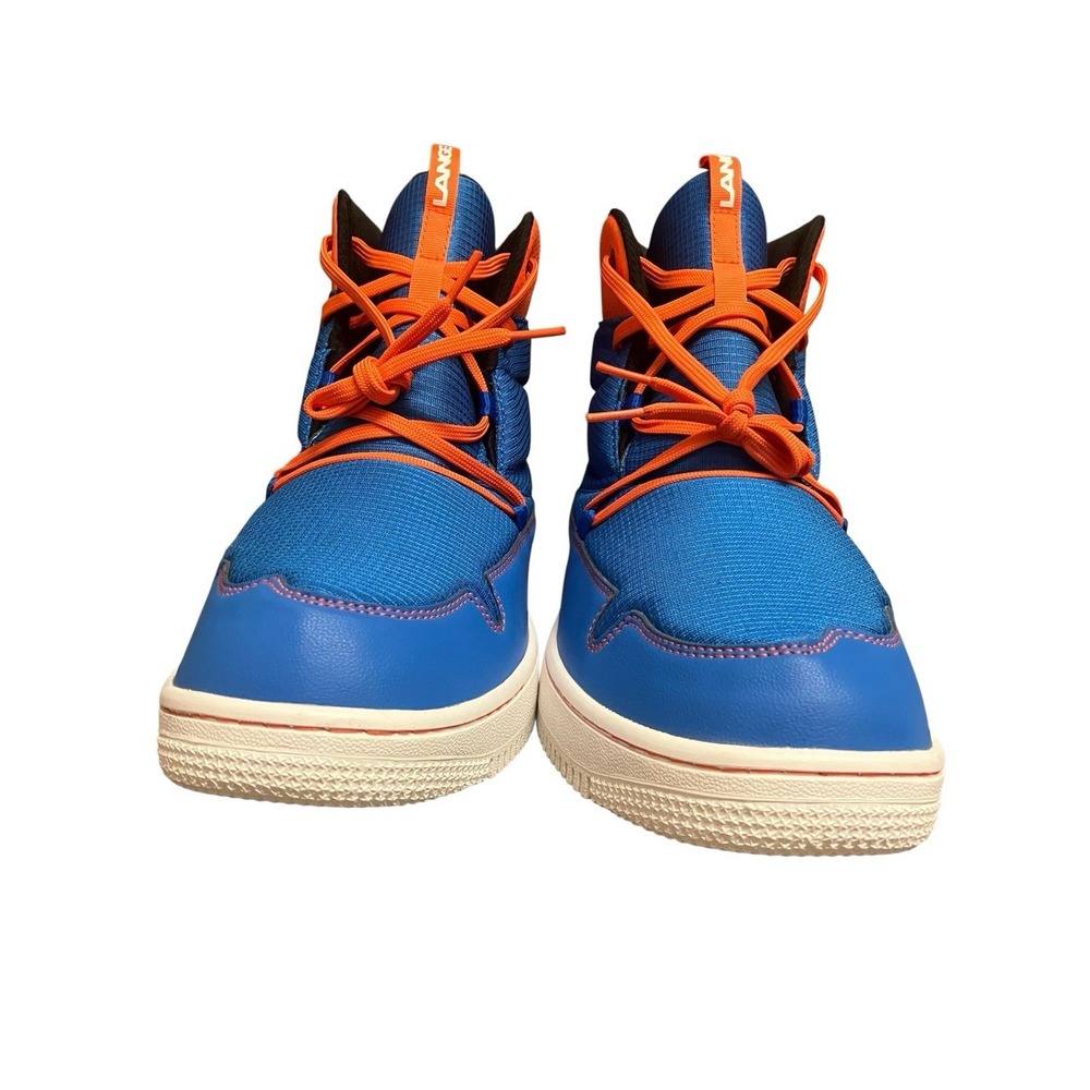 NWOT‎ Lange Podium Snow Soft Shoes Boots Men 11.5  US Blue + Orange Athletic - Picture 4 of 9
